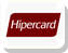 O sistema de loja virtual 001Shop aceita pagamento através do  cartão de crédito Hipercard